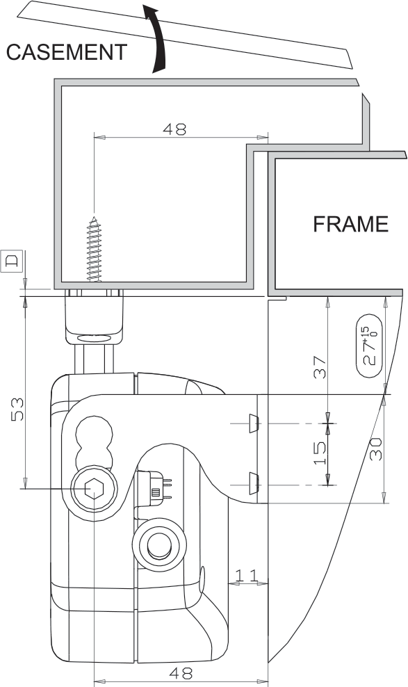 Slika Geze EOL N montaže
